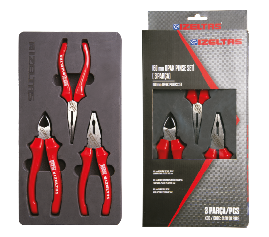 İzeltaş 3020002003 Opak Pense Seti 160mm resmi