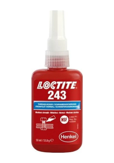 Loctite 243 - Orta Mukavemetli Vida Sabitleyici 50 Ml resmi